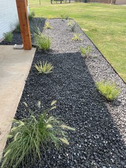 Sprinklers and landscaping
