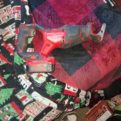 Craftsman Brushless Reciprocating Saw With 4.0 Ah Battery 