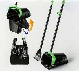 Swivel bin and rake