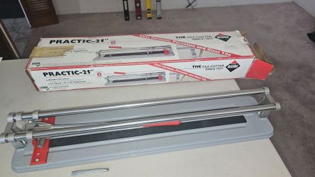 Tile cutter with levels