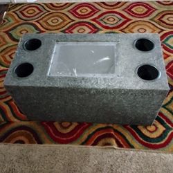 Grey Speaker Box For Car System 