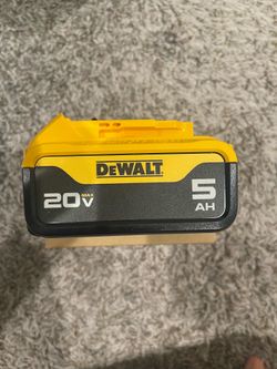Dewalt 20v 5ah battery $50 Price is firm
