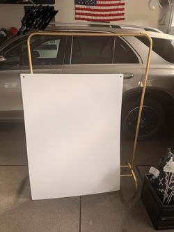 Gold Metal Garment Rack