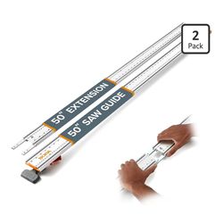 BORA NGX 100” Clamp Edge Cutting Guide 544100 Saw Guide Aluminum Open Box