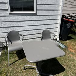 Out Door Table W/ Chairs
