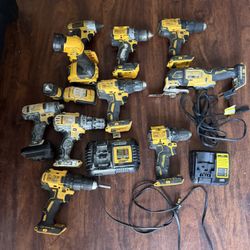 DeWalt drills and Cutter,and impacts