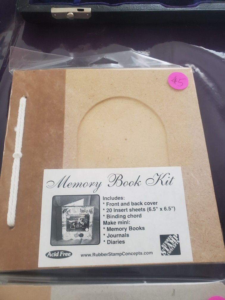 Memory Book. $5 Each