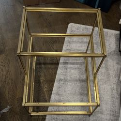 West Elm Terrace Side Table (Frame Only - Without Glass/Mirror)