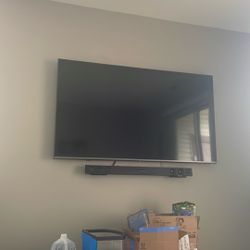 LG 65” With Soundbar One Years Old 