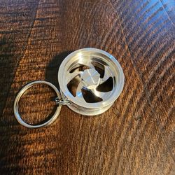 Billet Rim Keychain Cnc Machined