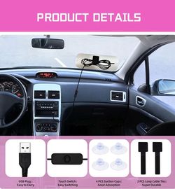 Multi-Functional two-way sign😉.  LED Sign for Car, Taxi Decal, Sunction Cups, Hook and Loop Cable Ties, USB Plug for Trucks SUV