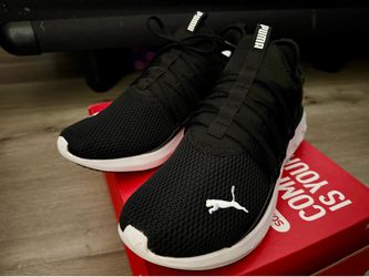 Soft ride Carson fresh black and white puma sneakers