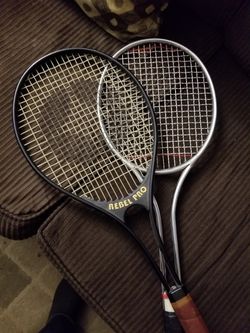 Spalding Rebel Pro and Vintage 1970's Tennis Racquets