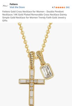 NEW Double Pendant Necklace