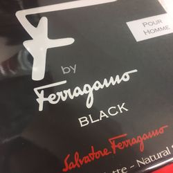 F BY SALVATORE FERRAGAMO BLACK 3.4fl Oz for Any One ☝️