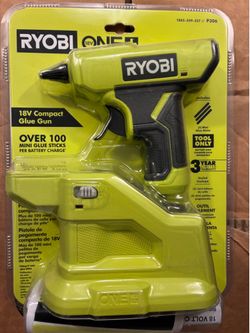 RYOBI ONE+ 18V Cordless Glue Gun (Tool Only) with (3) General Purpose Glue Sticks