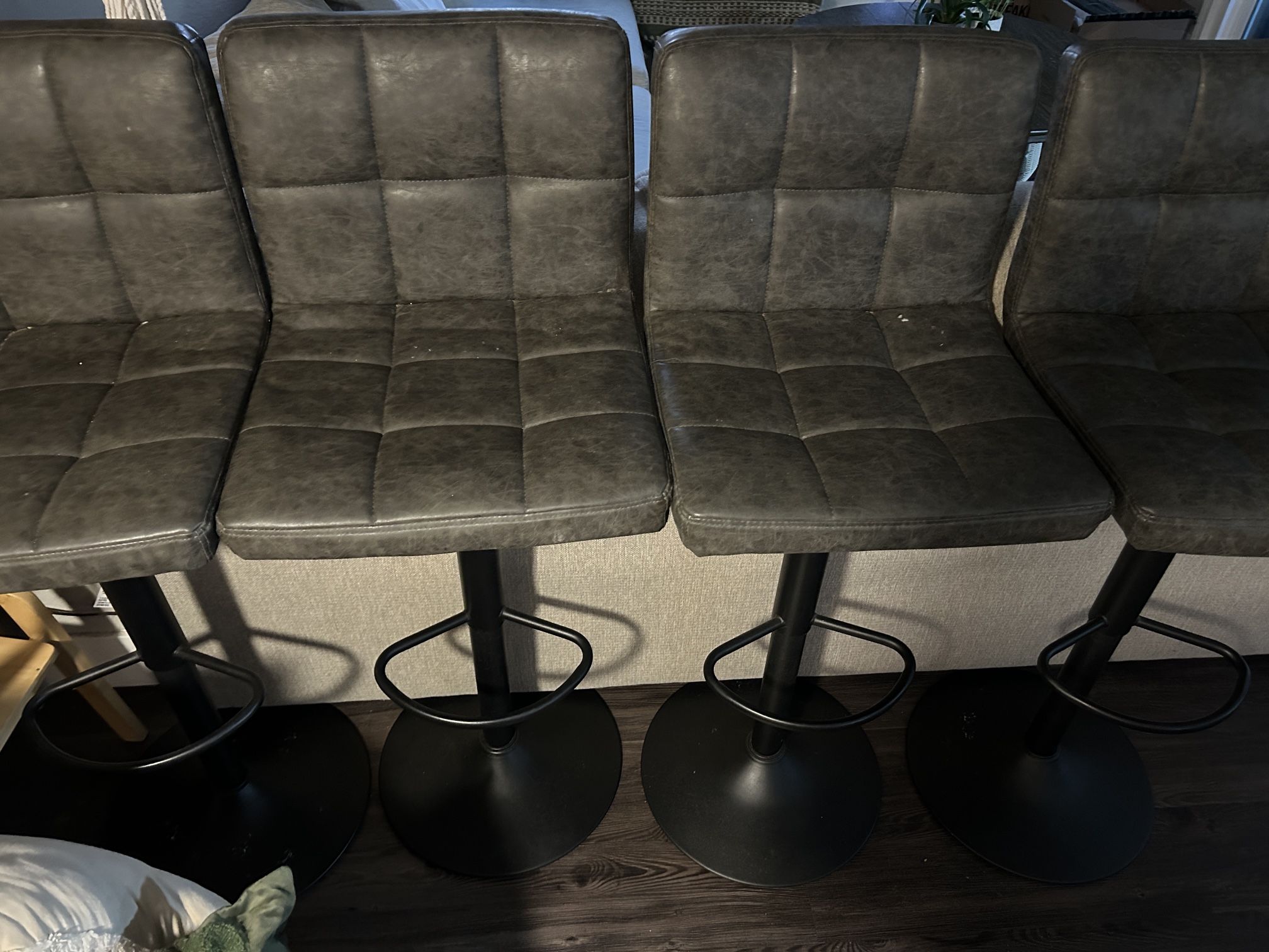 Gray Stools For Kitchen Island 