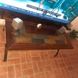 Tiled Coffee or Entertainment Center Table