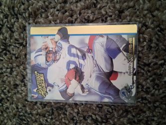 Barry Sanders Action Packed Football Card