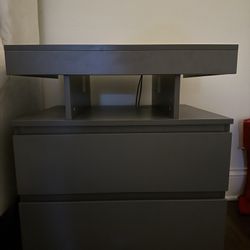 2 Night Stands With  USB And  LED Lights  $60 Each