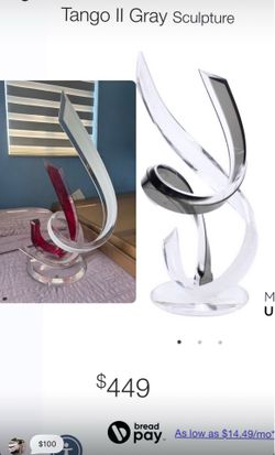 Tango II Red Sculpture