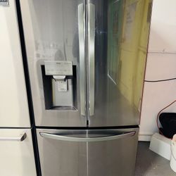 LG refrigerator stainless steel 36x69x24 one receipt for 90 days warranty