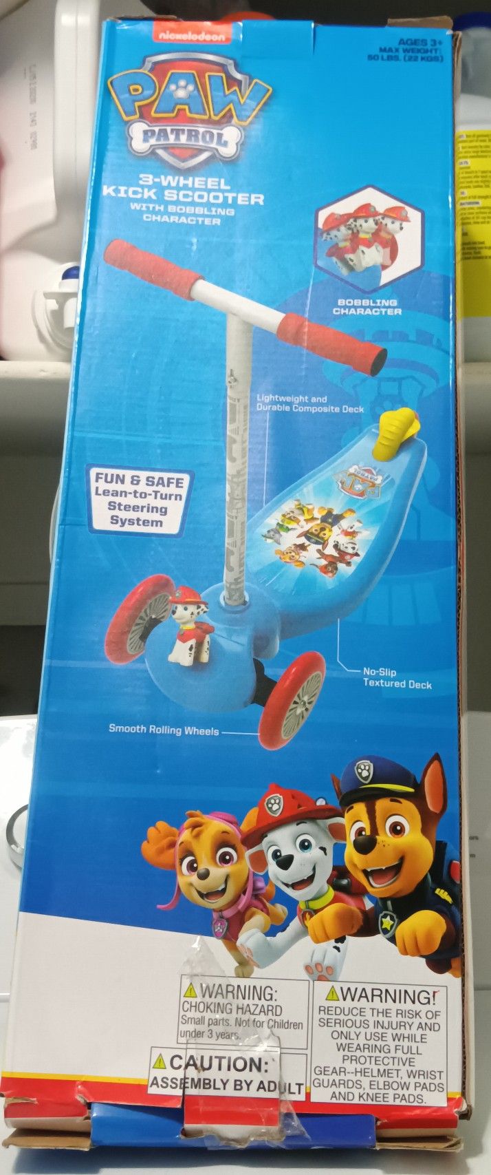 Paw Patrol 3 Wheel Kick Scooter 