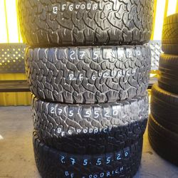 275/55/20 Bf Goodrich 