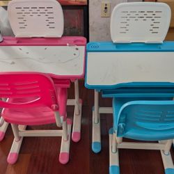 Heavy Duty Height Adjustable Child Desk And Chair
