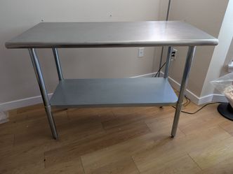 Stainless steel table