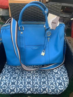 Henri Bendel Laptop Briefcase Duffle Overnight Bag Travel Set