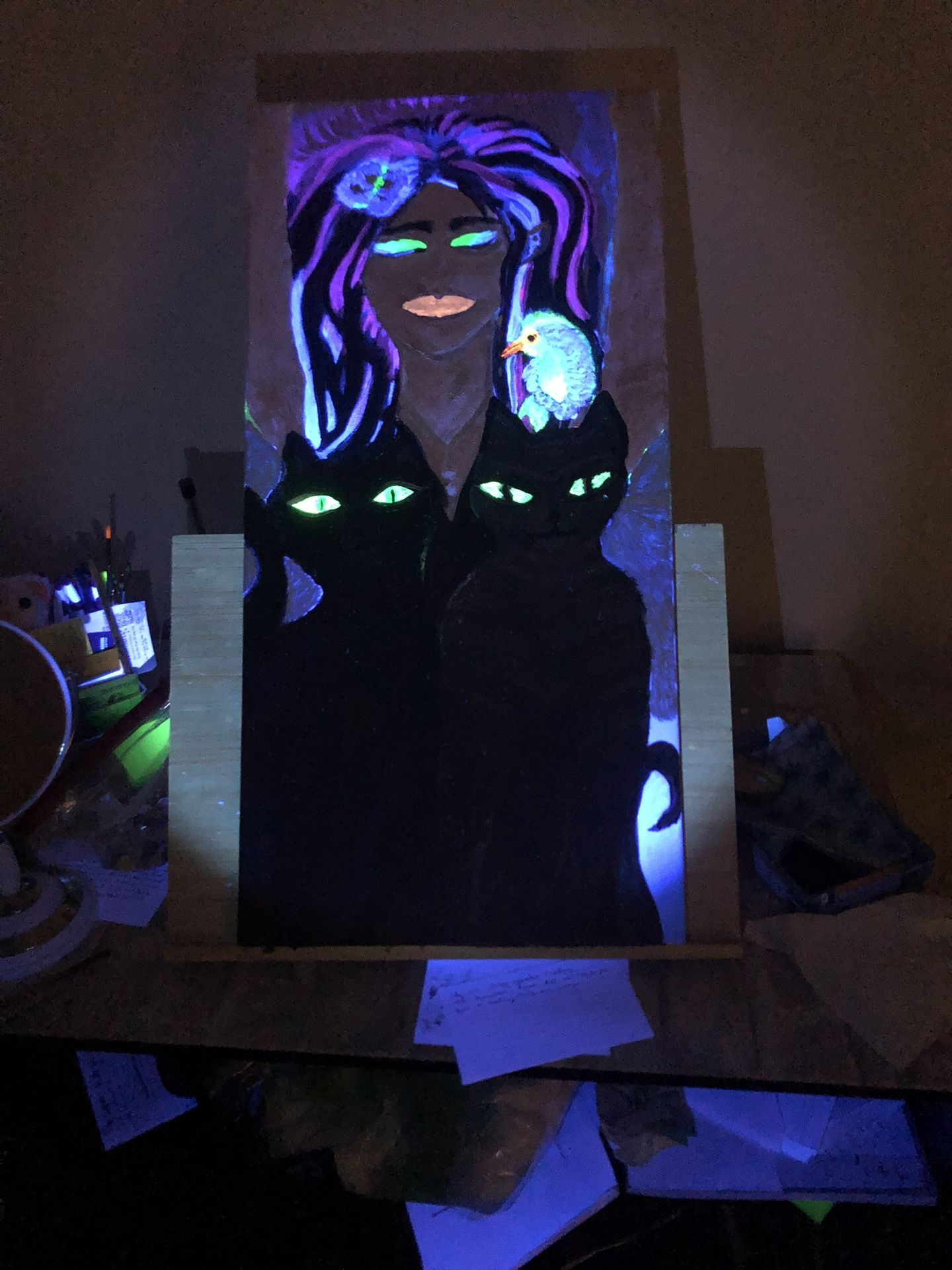 Glow In The Dark Paintings 