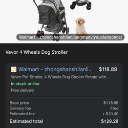 Dog stroller