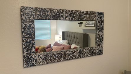 Metal print mirror 50.5Wx28”H
