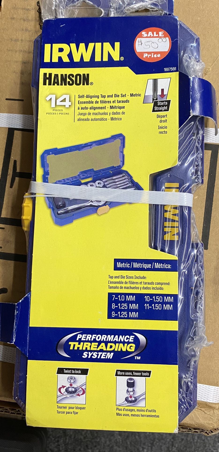 IRWIN HANSON 14 Pc Tap& Die Set