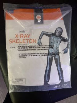 X-ray skeleton costume