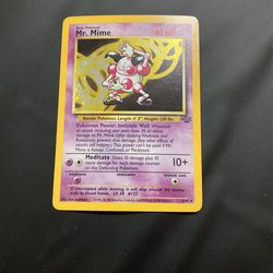 Mr.Mime 6/64 (HOLO) Pokémon Jungle Set Rare Limited Edition 