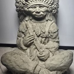 CONCRETE Native American Statue ($40)