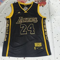 Los Angeles Lakers Player Bryants Black Jersey, Number 24
