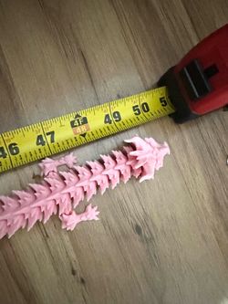 50” Long 3D Print Pink Dragón