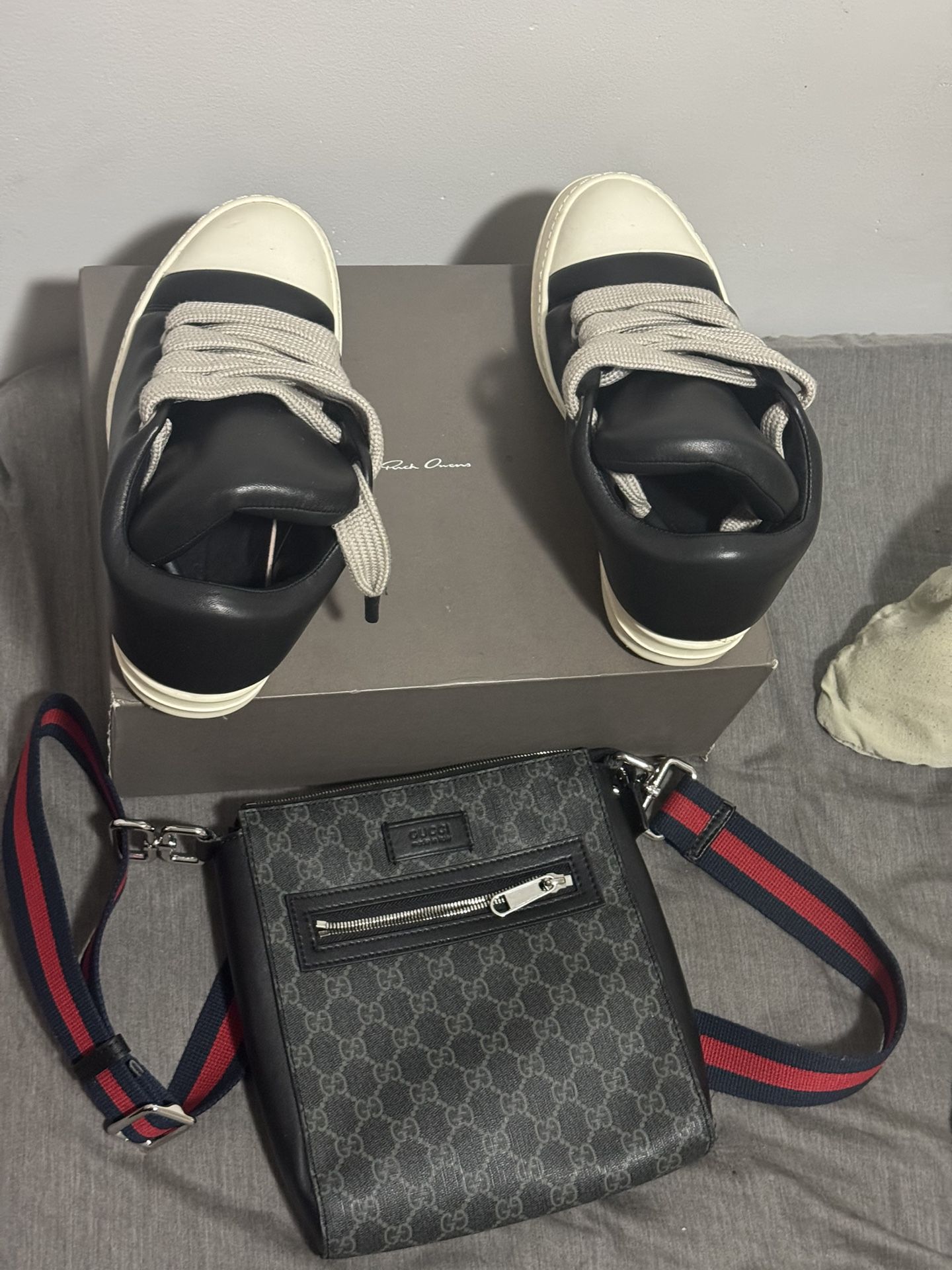43 Rick Owens , Gucci bag