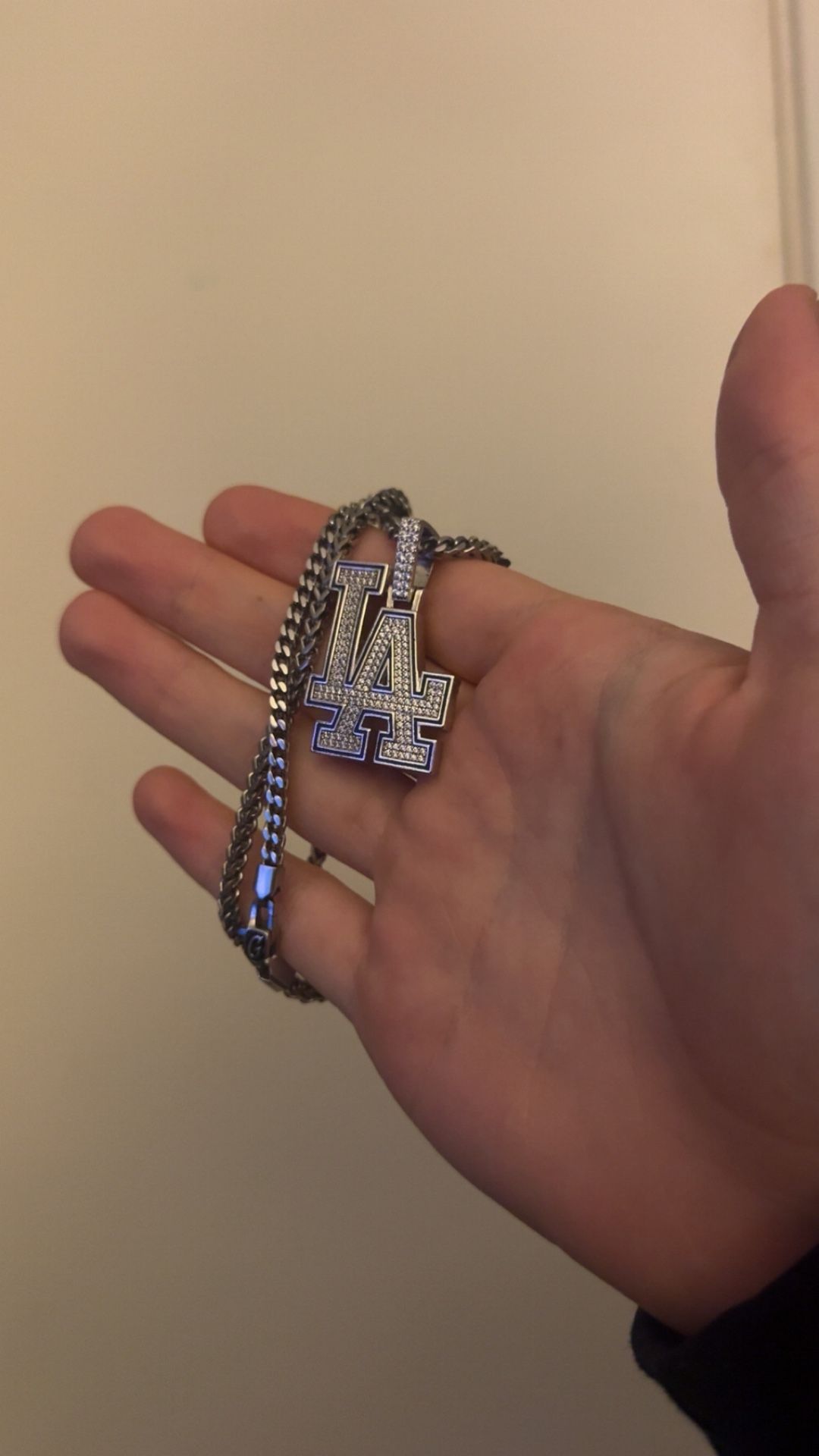 LA Dodger pendant With Chain 