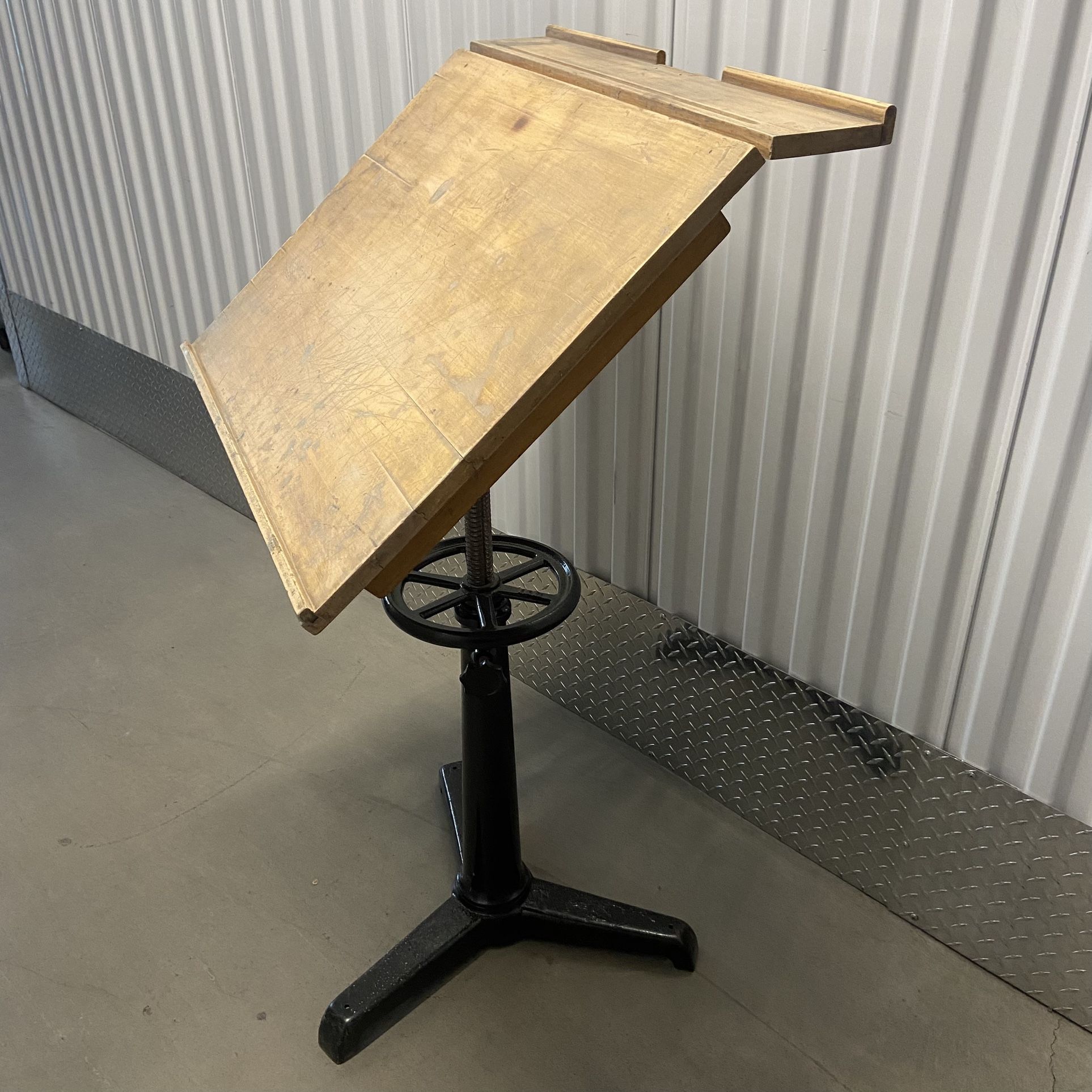 Industrial Style Drafting / Easel Table