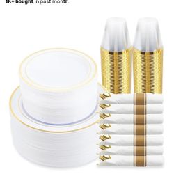 New 3 Sets Of 350 Piece Dinnerware