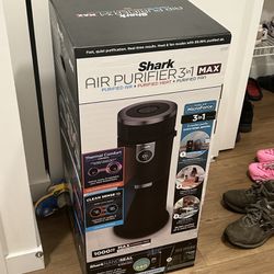 NEW Shark - 3-in-1 Max Air Purifier, Heater & Fan with NanoSeal HEPA, Cleansense IQ, Odor Lock, for 1000 Sq. Ft