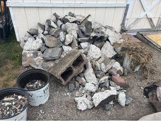 Free cement pile for fill