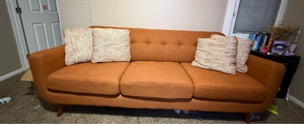 Orange couch