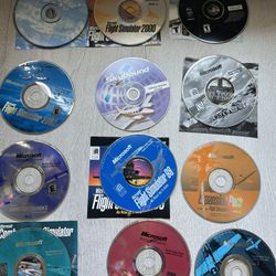Flight Simulator Vintage PC Game Lot