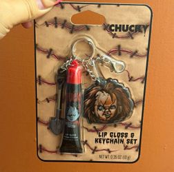 Key Chain with lip gloss