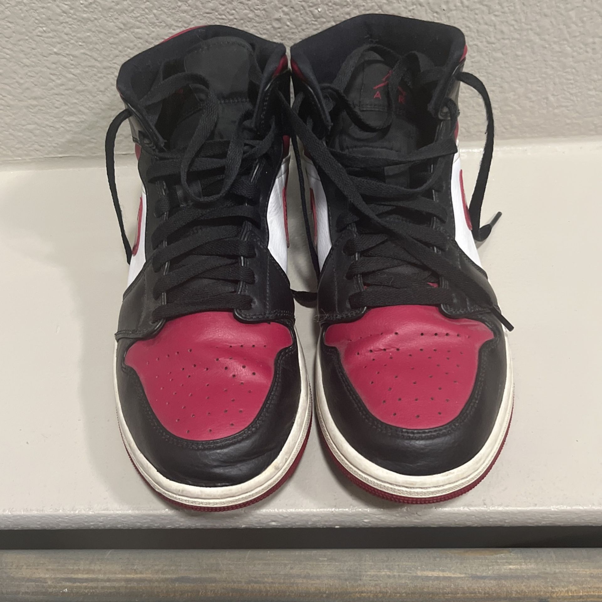 Jordan 1’s Red, Black & White (Size 10.5)